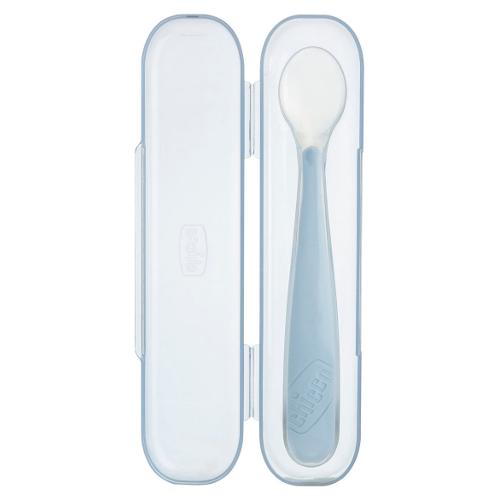 Cucchiaio morbido bimbi con custodia pz (6m+) Grigio 00068283600000