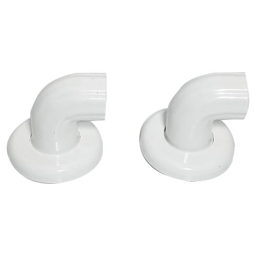 Supporto corrimano bagno set 2pz (8,5x8,4cm) portata max 120 kg FRIEND Bianco 104102