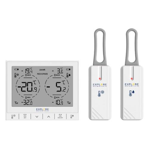 Termometro frigorifero Due sensori White SF2001