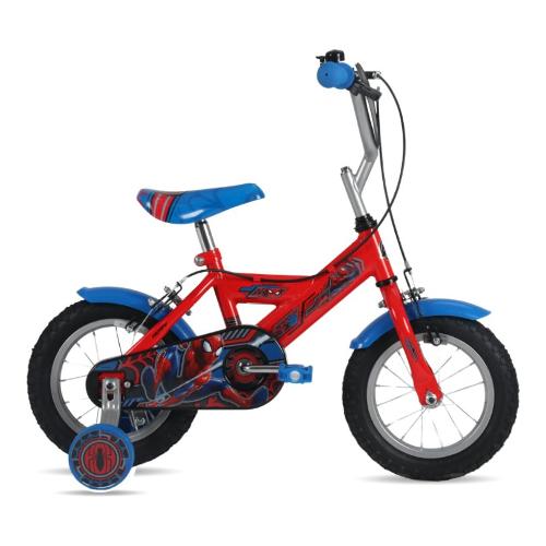 Mountain Bike acciaio ( 1 vel ) 12" movimento sfera con rotelle SPIDERMAN Rosso e Blu 120125165
