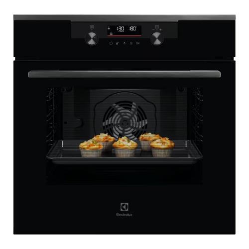 Forno incasso (72Lt) SERIE 500 KODDP66WH SurroundCook con SteamBake Pure black classe A+ (L60cm)