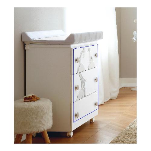 Kit pomoli bagnetto 6 pz con sagome decoro applicabili SAVANA KITSAV