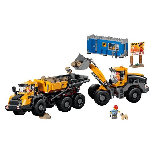 Camion ribaltabile e pala meccanica ( 1132 pz ) CITY GREAT VEHICLES 8a+ 60494