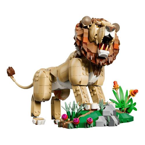 Animali selvatici: Leone Maestoso ( 839 pz ) CREATOR 3 IN 1 9a+ 31386
