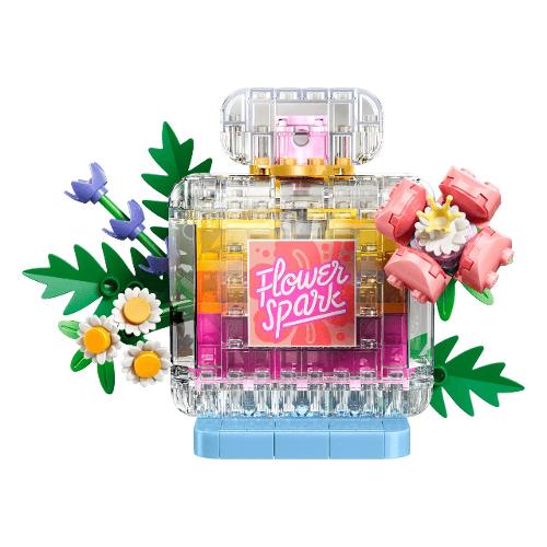Boccetta di profumo con decorazione floreale ( 286 pz ) CREATOR 3 IN 1 8a+ 31383