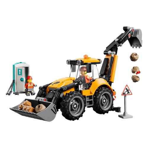 Scavatrice da cantiere gialla ( 301 pz ) CITY GREAT VEHICLES 7a+ 60480