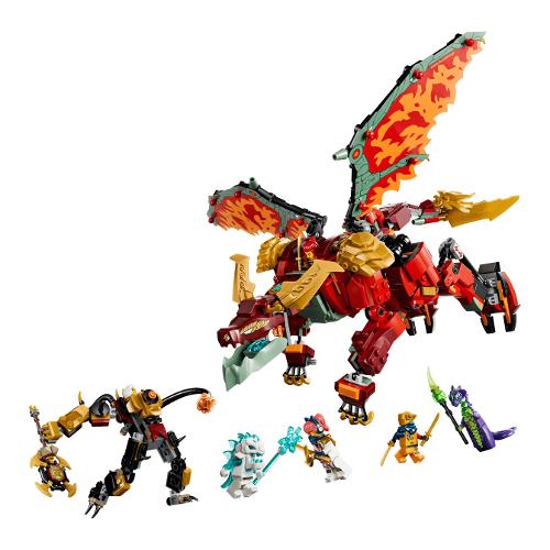 Mech drago mutaforma di Wyldfyre ( 821 pz ) NINJAGO 9a+ 71868