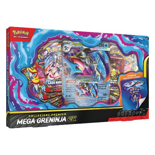 Carte gioco POKÉMON Collezione Premium Mega Hreninja-ex Assortito PK10413 I