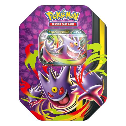 Carte gioco POKÉMON Tin da Collezione Mega Chiarodiluna Assortito PK10389 I