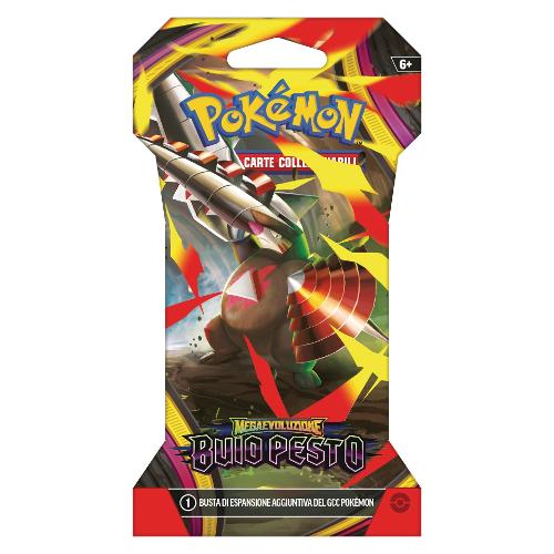 Carte gioco POKÉMON Megaevoluzione Buio Pesto in Paper Sleeve Assortito PK10424 I