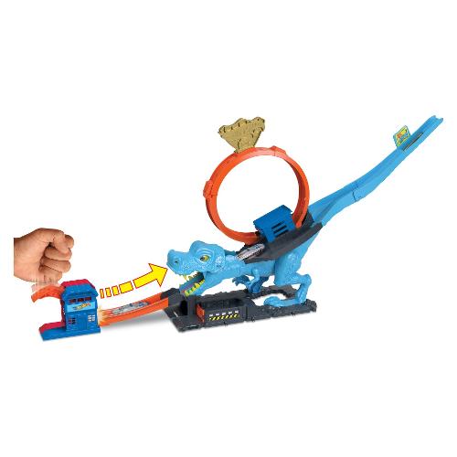 Playset Sfreccia sul T-Rex HOT WHEELS CITY HKX42