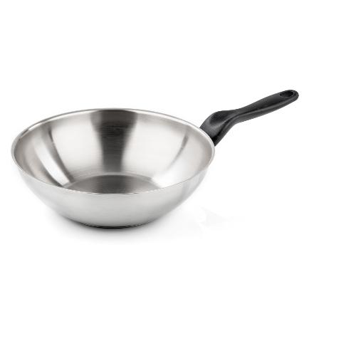 Wok Inox saltapasta 1 manico (28cm) LE INOXIDABILI Cromo spazzolato 278109728