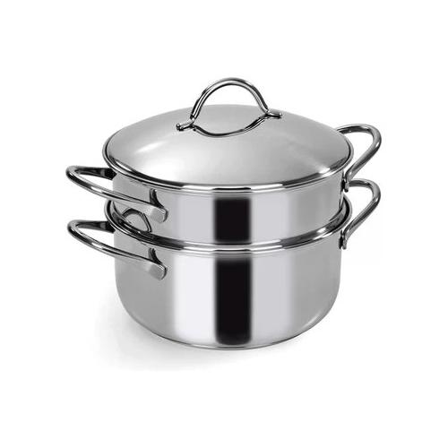 Vaporiera Inox set 3 pz (24cm) LE INOXIDABILI Cromo lucido 475053524