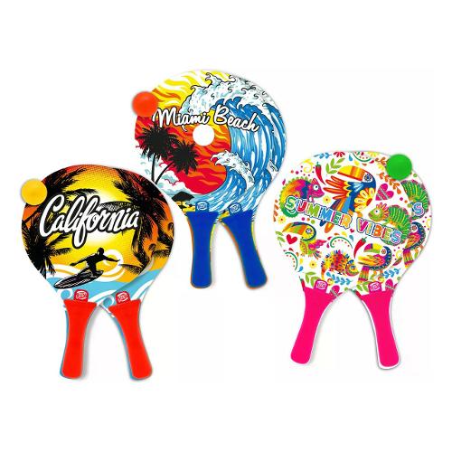 Set racchette Beach Tennis con palla TEO'S Assortito 52140