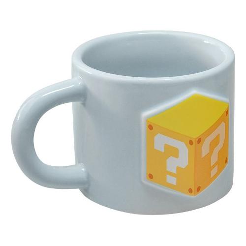 Tazza mug Ceramica (400ml) Embossed Block? SUPER MARIO Bianco multicolore PP15851NN
