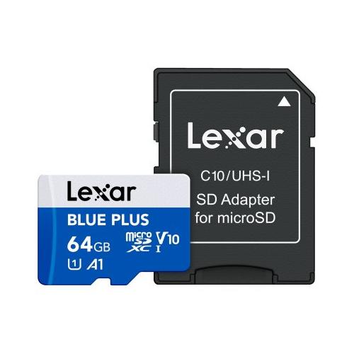 MicroSD 64GB BLUE PLUS LMSBLPL064G BNANG