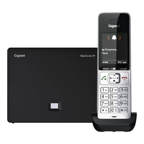Cordless Singolo COMFORT 500HX BasicLine IP (Ricaricabile) Silver e Black S30852 H3219 R101
