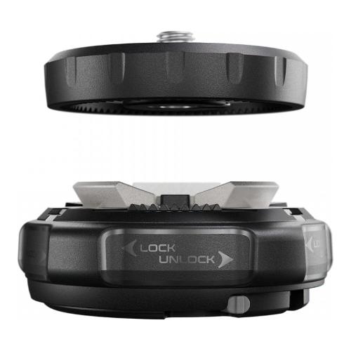 Piastra sgancio rapido XCHANGE Black MAONEQR