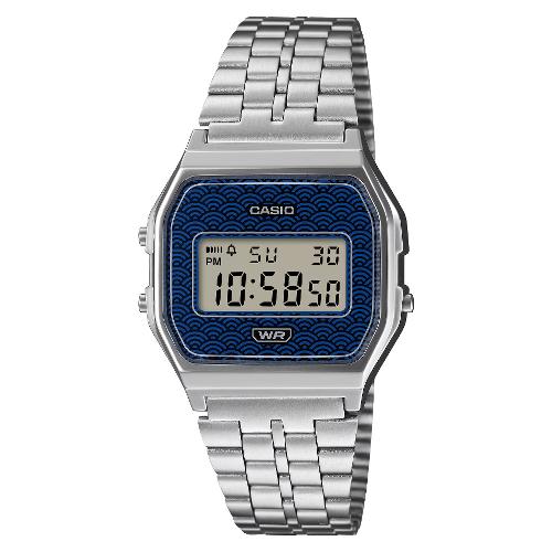 Orologio ICONIC Silver e Blue A159WEVJ 2ER