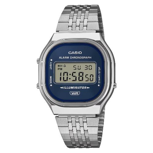 Orologio VINTAGE Silver e Blue A140WE 2AEF