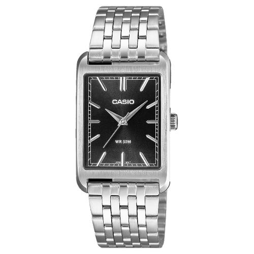 Orologio Silver e Black MTP B215D 1AVER