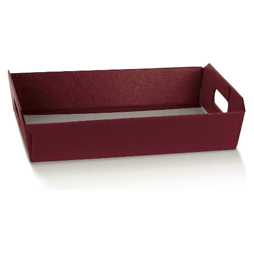 Cesta (35x26x7cm) FIBRA BORDEAUX 100258S