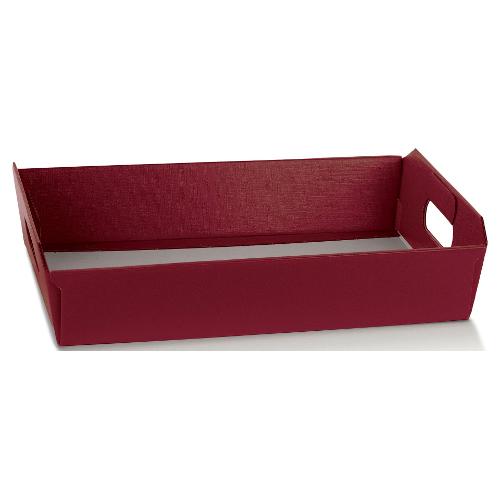 Cesta (40x30x12cm) FIBRA BORDEAUX 100254S