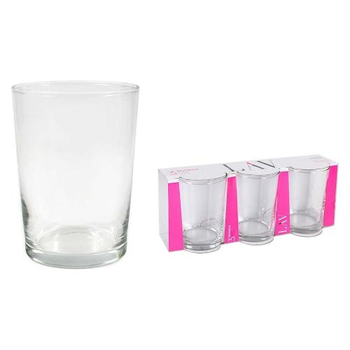Set bicchieri Long Drink 3 pz Vetro (510ml) BODEGA Trasparente 390500060
