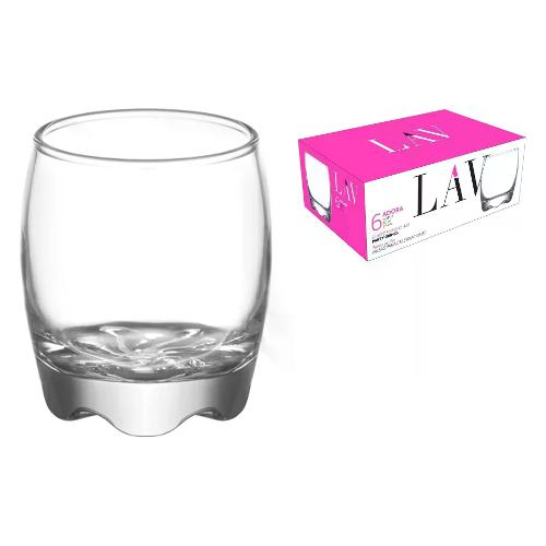 Set bicchieri Liquore 6 pz Vetro (80ml) ADORA Trasparente 393700010