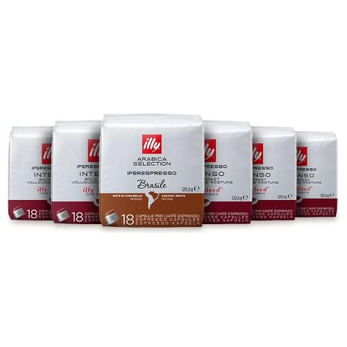 Capsule ( Iperespresso ) Intenso + Brasile 108 pz 25819