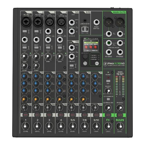Mixer disc jockey PROFXV3 SERIES ProFX10 GO (Ricaricabile) Black