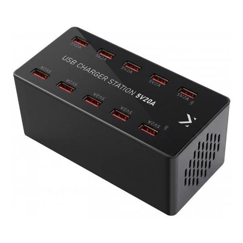 Caricabatterie USB Type-A CHARGEO 10 Black 770535 BK