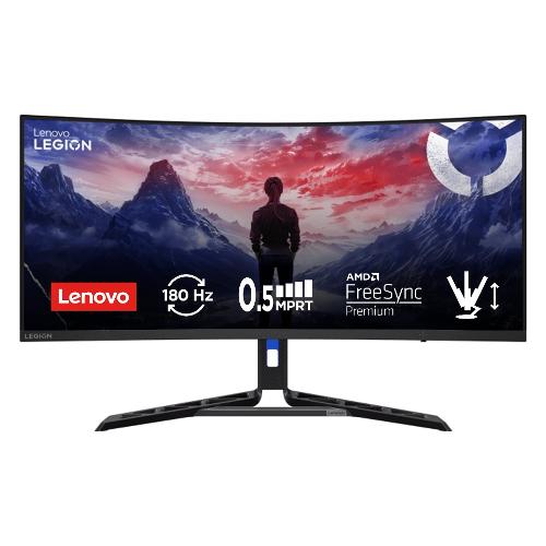 Monitor 34" ( LED 3440x1440 UWQHD 180Hz ) LEGION R34w 30 Curvo Raven black 67C7GACBIT