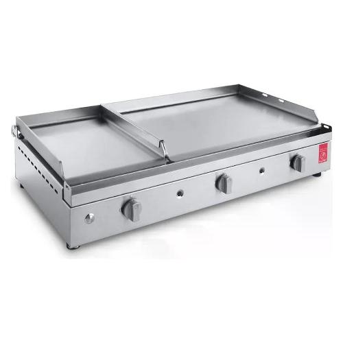 Piastra cottura gpl Plancia 80 mix CHEF Inox satinato 0201143