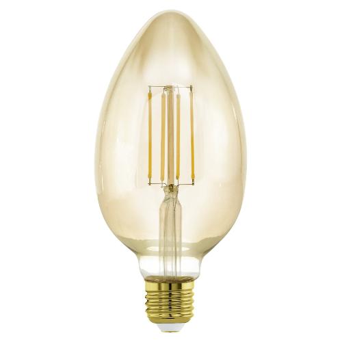 Lampadina led candela (E27 - 380 lumen - 4 W - Bianco caldo) LM LED E27 11836