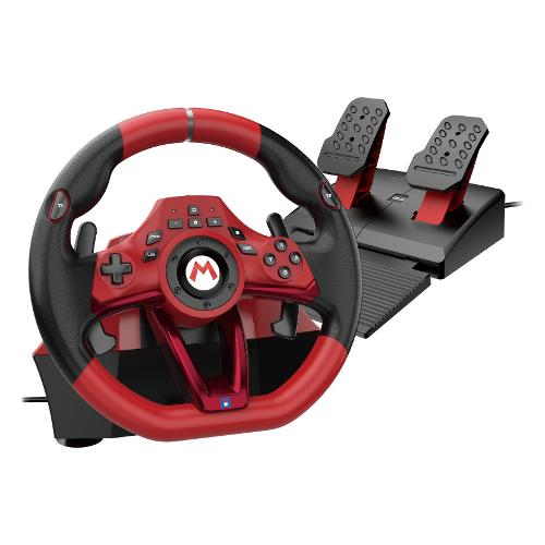 Volante simulatore guida SWITCH 2 Mario Kart World Wheel Pro Deluxe Black e Red