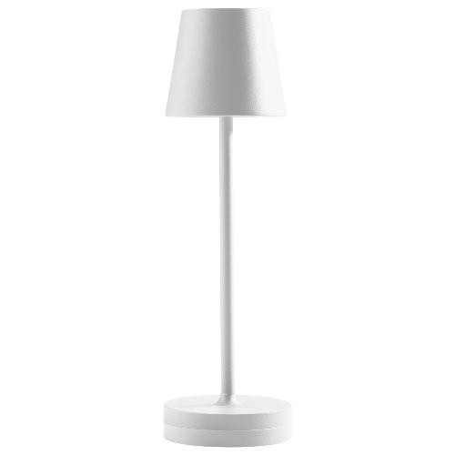 Lampada tavolo Bianco (1 luce - 300 Lumen - 3 W - Bianco caldo) (IP54) (11,5x36,5cm) GLS042