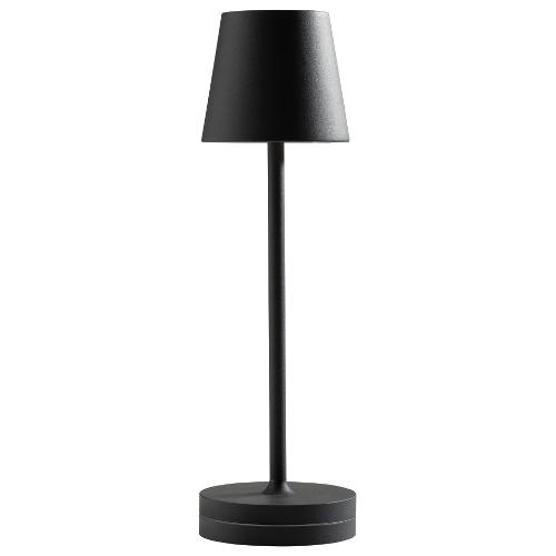 Lampada tavolo Antracite (1 luce - 300 Lumen - 3 W - Bianco caldo) (IP54) (11,5x36,5cm) GLS040