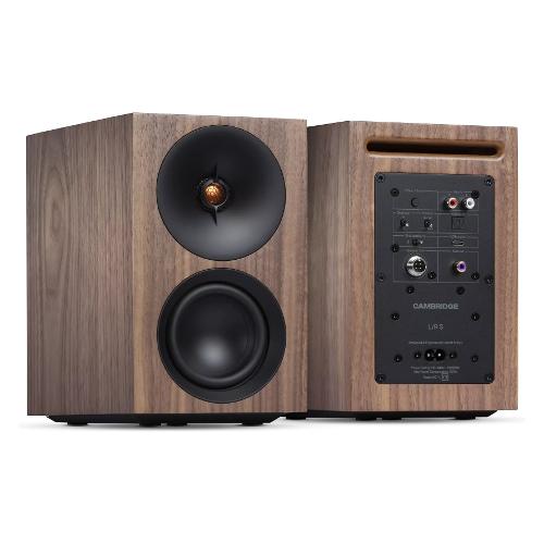 Coppia casse attive L/R SERIES S Walnut 50W