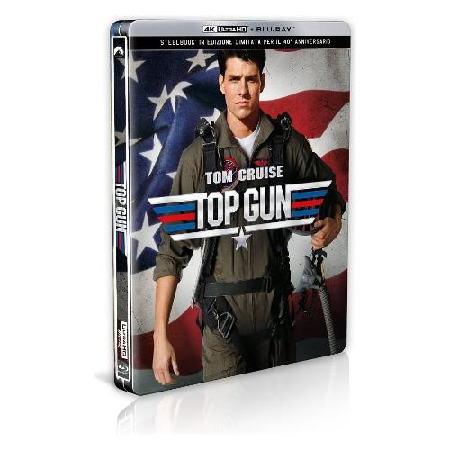 Blu Ray 4K Top Gun (40 Anniversario) (Steelbook) (4K Ultra Hd+Blu-Ray) -