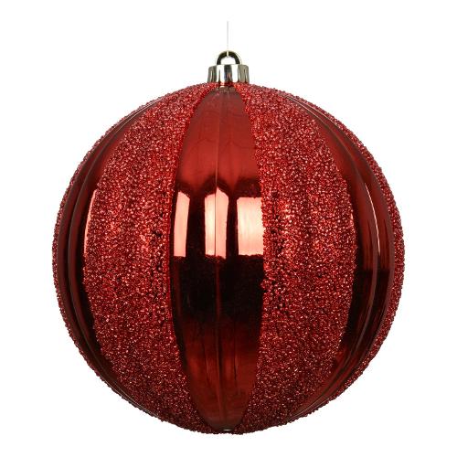 Pallina albero Natale (1pz) Assortito Christmas red 027129