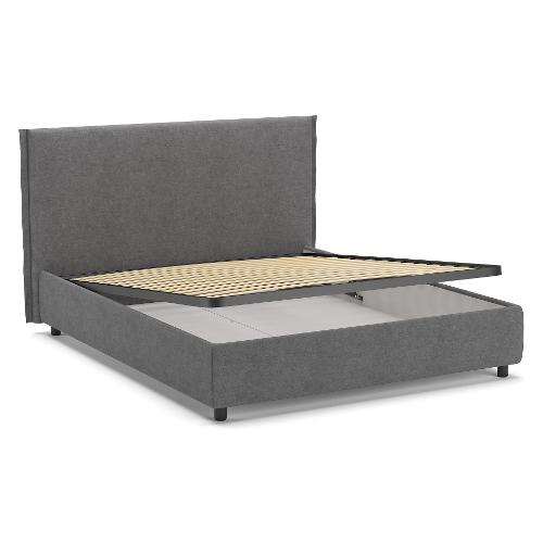 BOSTON Letto due piazze New lux 23 grigio