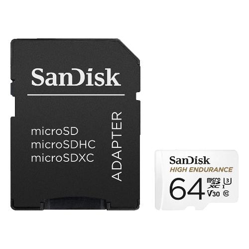 MicroSD 64GB HIGH ENDURANCE White SDSQQNR 064G GN6IA