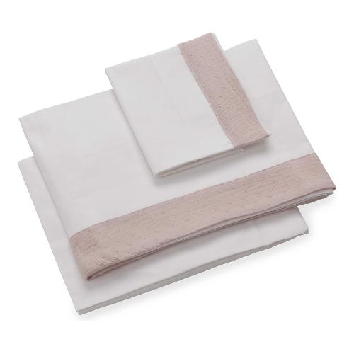 Set lenzuola culla evolutiva 3 pz INFINITO Sabbia 40 1137 0014