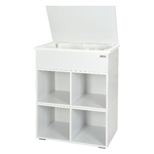 Bagnetto fasciatoio evolutivo 3 moduli componibili (70x45x94,5cm) DOMINO Bianco 070 8400