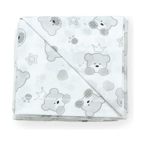 Set lenzuola lettino completo 3 pz TENEREZZE Grey 020 1000 006