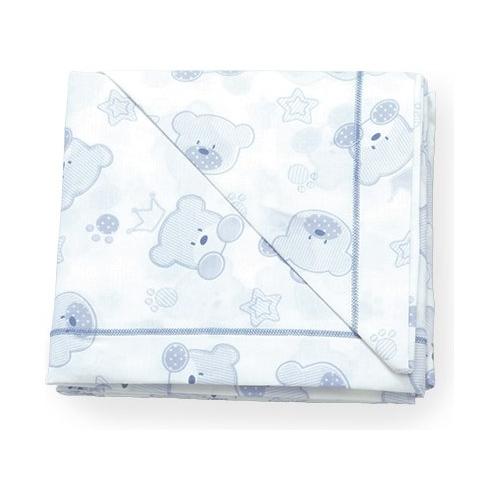 Set lenzuola lettino completo 3 pz TENEREZZE Azzurro 020 1000 004