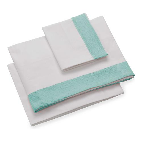 Set lenzuola culla evolutiva 3 pz INFINITO Aqua 40 1137 0012