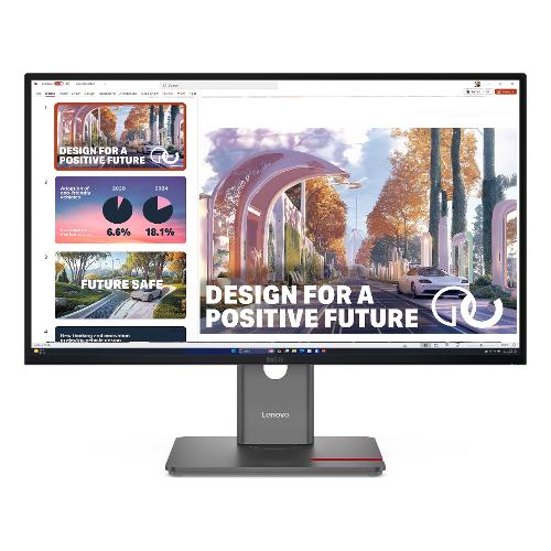 Monitor 27" ( IPS 2560x1440 QHD 2K 120Hz ) THINKVISION P27QD 40 Raven black 64B3GAT2EU