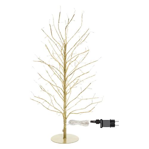 Albero luminoso Champagne 1 gioco di luce (H60 D40 cm) TIGLIO 160 luci - MICROLED Bianco caldo IP44 77805